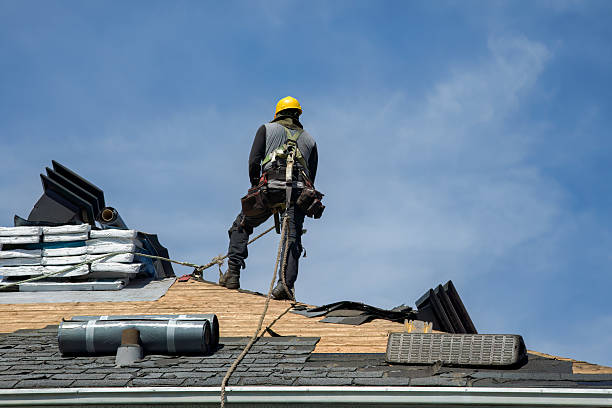 Professional Roof Installation technician working in Trinity Center, CA